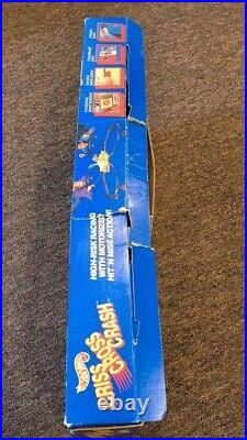 Mattel Hot Wheels Criss Cross Crash Track Set Vintage 1992 SEALED CARS RARE. NOB