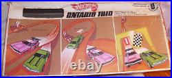 Mattel Hot Wheels Ontario Trio Race Set Track Layout With Cars 1968 Boxed