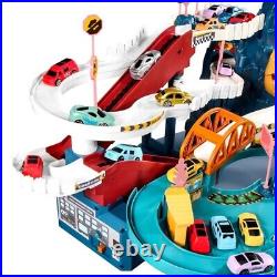 Mega Race track playset dinosaur animal themed toy car set bundle