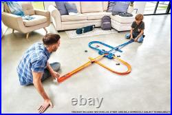 Mega Track Set with 87 Components for 40-Ft Track & 164 Scale Car Mega Track Set with 87 Components for 40-Ft Track & 164 Scale Car