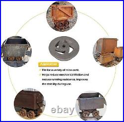 Mining Ore Car Small Track Mine Cart Wheel Cast Iron 7 1/4 Diameter For LG Model