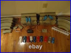 Monogram Sebring 4 Lane Track Set with 10 Slot Cars