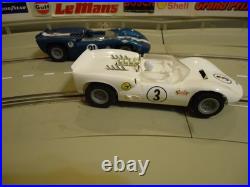 Monogram Sebring 4 Lane Track Set with 10 Slot Cars