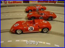 Monogram Sebring 4 Lane Track Set with 10 Slot Cars