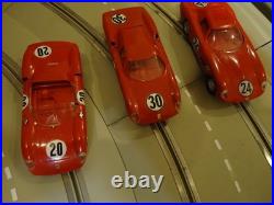 Monogram Sebring 4 Lane Track Set with 10 Slot Cars
