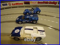 Monogram Sebring 4 Lane Track Set with 10 Slot Cars