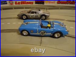 Monogram Sebring 4 Lane Track Set with 10 Slot Cars