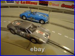Monogram Sebring 4 Lane Track Set with 10 Slot Cars