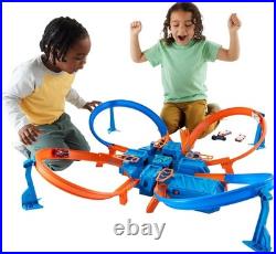 Motorized Booster Track Set with 164 Scale Car for Thrilling Racing Adventures