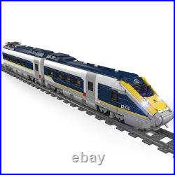 Mould King 12016 Eurostar Rail Car Train Track LED Set Building Block RC Toy Mould King 12016 Eurostar Rail Car Train Track LED Set Building Block RC Toy