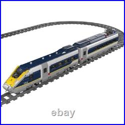 Mould King 12016 Eurostar Rail Car Train Track LED Set Building Block RC Toy Mould King 12016 Eurostar Rail Car Train Track LED Set Building Block RC Toy