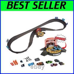 NASCAR Slot Car Race Track Set with 4 Electric Cars