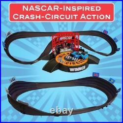 NASCAR Slot Car Race Track Set with 4 Electric Cars