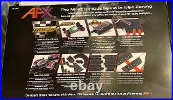 NEW AFX 22020 Racemasters 62.5 Feet Giant Raceway 1/64 HO Slot Car Track Set