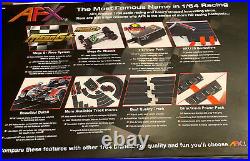 NEW AFX 22020 Racemasters 62.5 Feet Giant Raceway 1/64 HO Slot Car Track Set