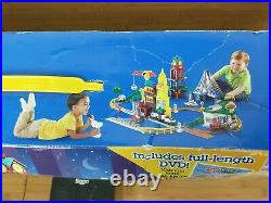 NEW! BIG Lot Fisher Price Geo Trax Train Set, Buildings, Trains, Track, Cars, Bridges