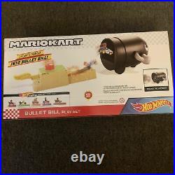 NEW Hot Wheels Mario Kart Circuit Lite / Bullet Bill / Piranha Plant Track Set