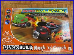 NEW Scalextric Micro G1116 Bash'n' Crash Quickbuild Race Car Track Set