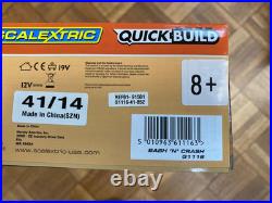 NEW Scalextric Micro G1116 Bash'n' Crash Quickbuild Race Car Track Set