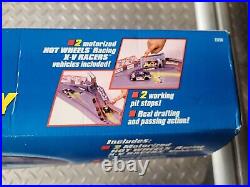 NEW UNOPENED Hot Wheels NASCAR Superspeedway Motorized X-V Racers Set 1990s