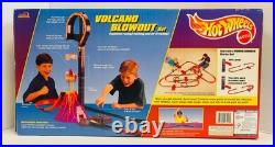 New 1997 Hot Wheels HTF Motorized Volcano Blowout Set Racing Track Unopened Box