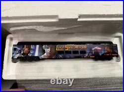 New Hawthorne Village Star Wars Train Engine Car Track Set Lot Yoda Vader Luke