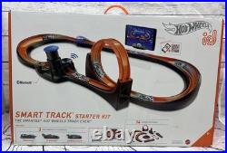 New Hot Wheels ID Smart Track Starter Set Bluetooth With3 ID Vehicles FREE SHIP