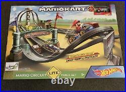 New Hot Wheels Mario Kart Circuit Lite / Bullet Bill / Chain Chomp Track Set