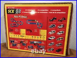 New! TecniToys SCX Pole Position RC 132 Race Track Car Set Hand Throttle Speed