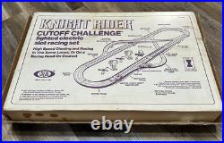 Nice Vintage Ideal Knight Rider Cutoff Challenge Race Set Ho Scale Slot Car Set Nice Vintage Ideal Knight Rider Cutoff Challenge Race Set Ho Scale Slot Car Set