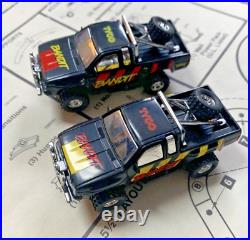 Nice Vintage Tyco Racin' Bandits Slot car Electric Race Complete Set With2 Trucks