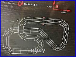 Ninco N21051 4 Lane Pro Track Set! 1/32 Scale Slot Car Track Rare Never Used