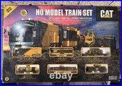 Norscot CAT Caterpillar HO Scale Train Set Die-Cast Metal Limited Edition
