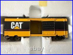 Norscot CAT Caterpillar HO Scale Train Set Die-Cast Metal Limited Edition