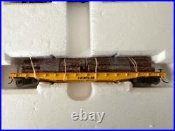 Norscot CAT Caterpillar HO Scale Train Set Die-Cast Metal Limited Edition