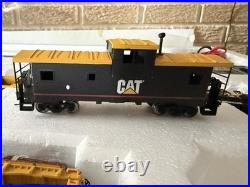 Norscot CAT Caterpillar HO Scale Train Set Die-Cast Metal Limited Edition