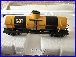Norscot CAT Caterpillar HO Scale Train Set Die-Cast Metal Limited Edition
