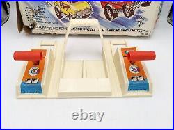 Ohio Art Drag Vans Van Nationals Race Set With 2 Vans + Track 1 Chute Box Instr