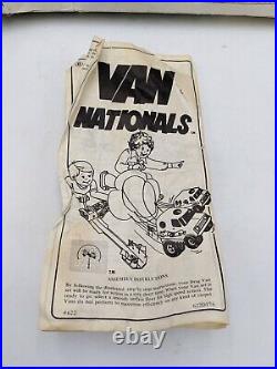 Ohio Art Drag Vans Van Nationals Race Set With 2 Vans + Track 1 Chute Box Instr