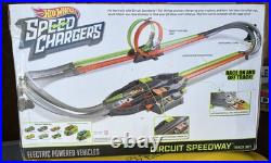 Open Box Hot Wheels Speed Chargers Circuit Speedway Track Mattel