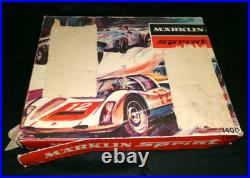 PARTS Vintage Marklin Sprint #1400 Mercedes & Ferrari Race Slot Car Track Set