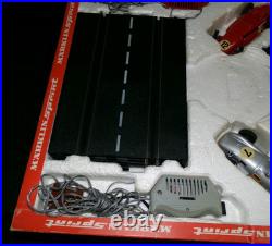 PARTS Vintage Marklin Sprint #1400 Mercedes & Ferrari Race Slot Car Track Set