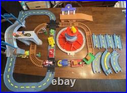 Paw Patrol Adventure Bay Mega Roll Track Set Racers Figures Cars Train Lot