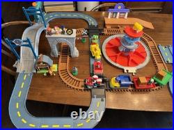 Paw Patrol Adventure Bay Mega Roll Track Set Racers Figures Cars Train Lot