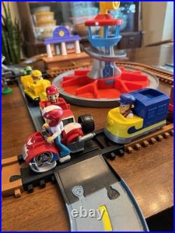Paw Patrol Adventure Bay Mega Roll Track Set Racers Figures Cars Train Lot