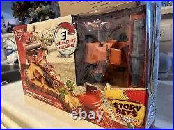 Pixar Cars Escape From Frank Track Set Brand New Sealed Rare Mattel CDR37 Pixar Cars Escape From Frank Track Set Brand New Sealed Rare Mattel CDR37