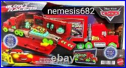 Pixar Cars Glow Racers Mack Hauler + Launch & Criss-Cross Race Track Sets 2023