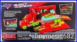 Pixar Cars Glow Racers Mack Hauler + Launch & Criss-Cross Race Track Sets 2023