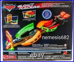 Pixar Cars Glow Racers Mack Hauler + Launch & Criss-Cross Race Track Sets 2023