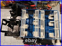 Playmobil Vintage 1984 Geobra Model 4000 Electric Train Track Set Blue Cars Rare